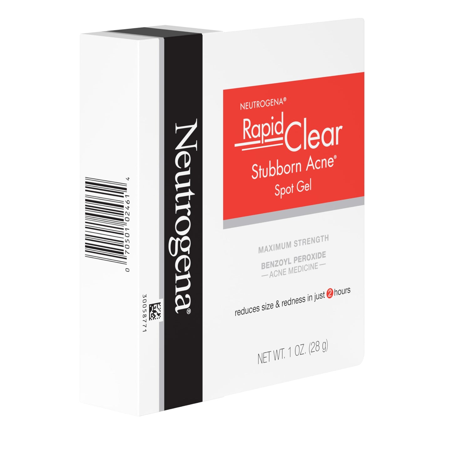 Neutrogena Rapid Clear Stubborn Acne Spot Treatment Gel, Maximum Strength 10% Benzoyl Per-oxide Treatment Medication for Acne Prone Skin, Pimple Cream