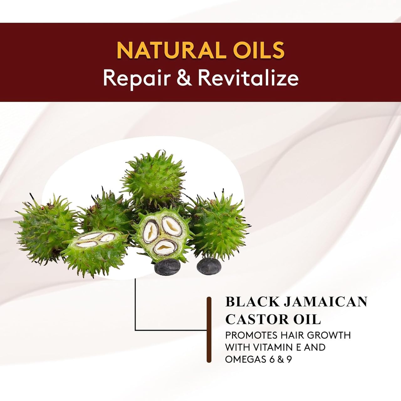 OKAY Pure Naturals Black Jamaican Castor Oil - Castor Oil for Hair Health, Moisture for Skin, Body, Scalp, Eyelashes, Eyebrows, for Men & Women - 4 oz
