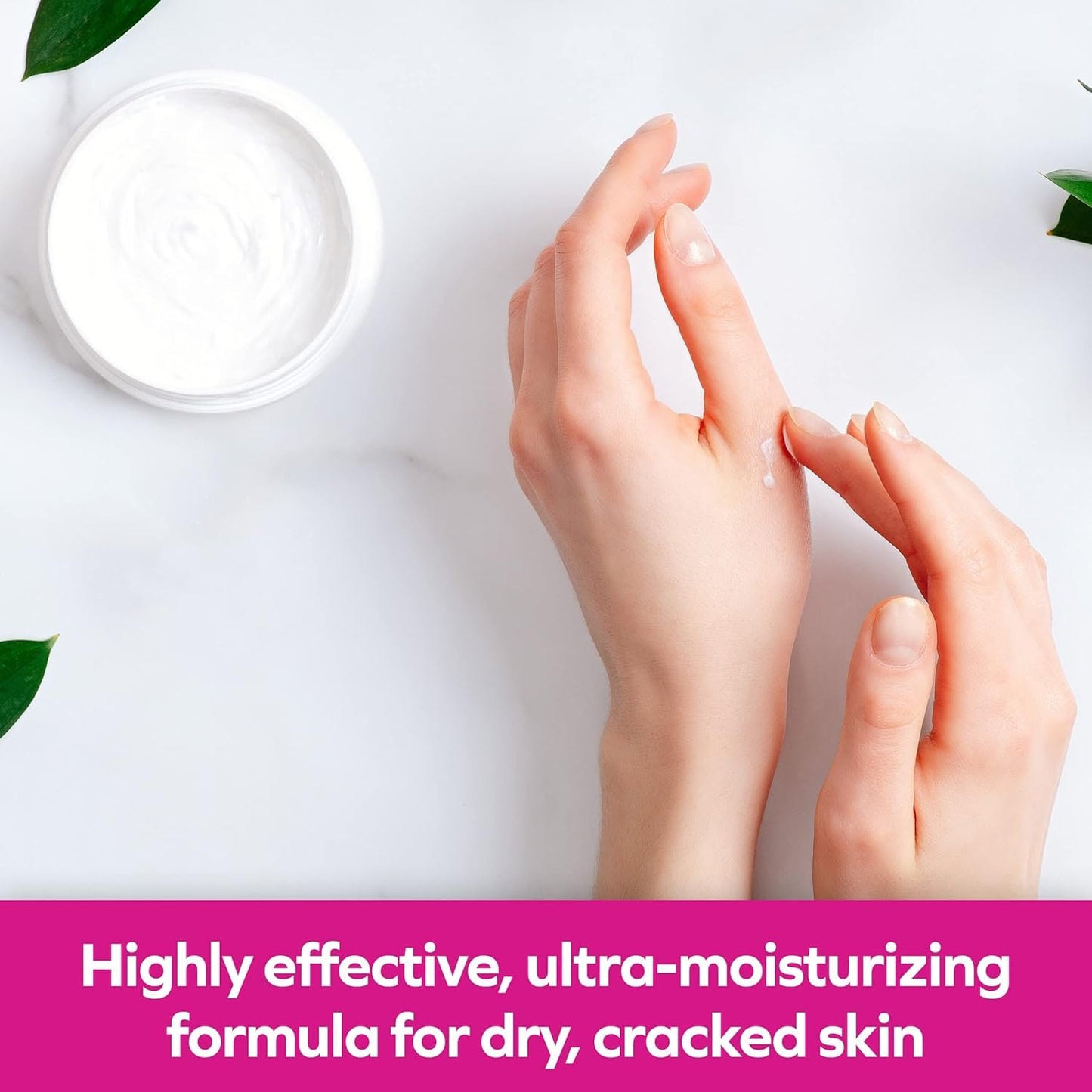 Udderly Smooth Extra Care Hand/Body Cream with 20% Urea, Replenishing, Fragrance Free, 8 OZ - 5 Pack