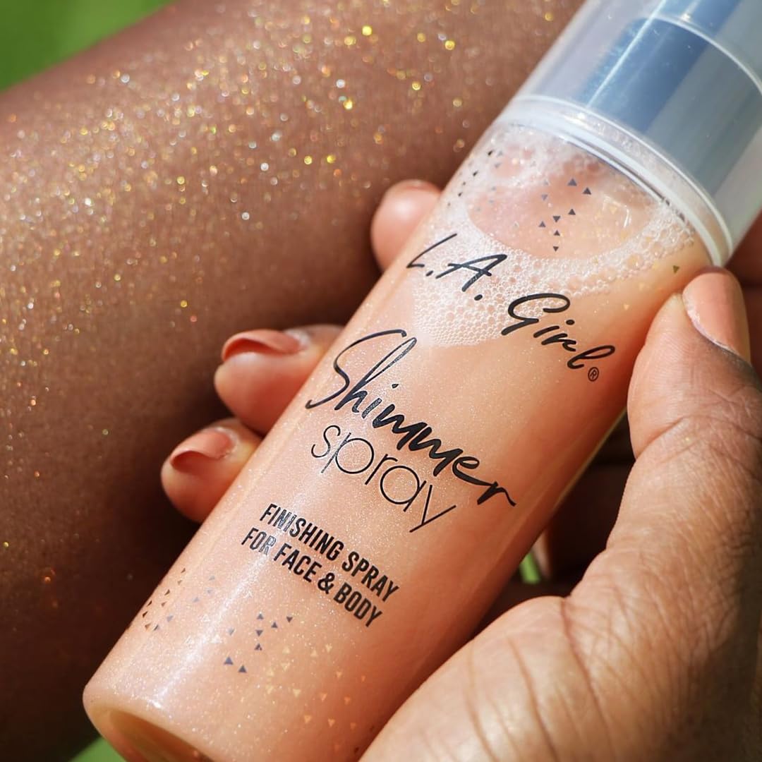 L.A. Girl Shimmer Spray Rose Gold, 2.7 Fl Oz