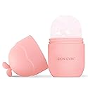 Skin Gym Ice Roller for Face, Depuffing & Cooling Tool, Minimizes Pores & Soothes Skin, Cold Therapy for Glowing Complexion
