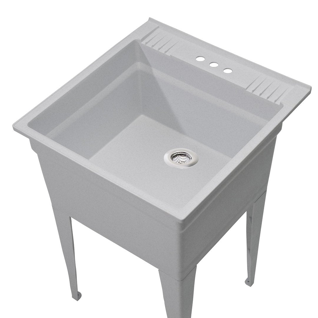 2 Pack Sink Strainer 2.25" Top, 1" Basket – Stainless Steel Hair Catcher for Bathroom, Utility, RV, Laundry – Hilltop Products