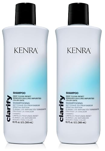 Kenra Professional Clarify Shampoo | Deep Cleansing | Color-Safe | Removes Dulling Deposits & Product Build Up | Brightens Highlighted, Bleached, or