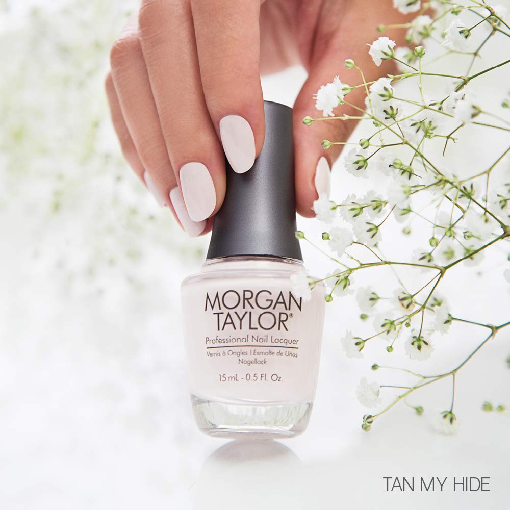 Morgan Taylor Nail Lacquer (Tan My Hide) Professional Lacquer, Vibrant, Chip-Resistant, Fast-Drying, Long-Lasting, High-Shine, Perfect for Manicures Beauty & Personal Care Morgan Taylor