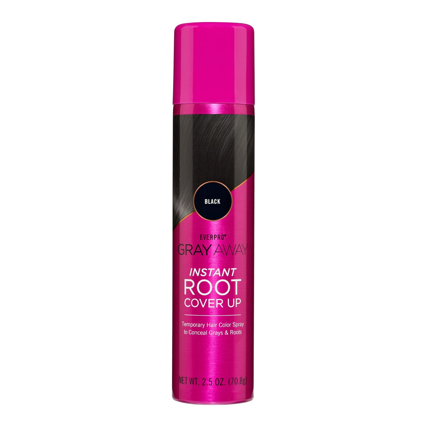 EVERPRO Gray Away Instant Root Cover Up Spray 2.5oz - Black