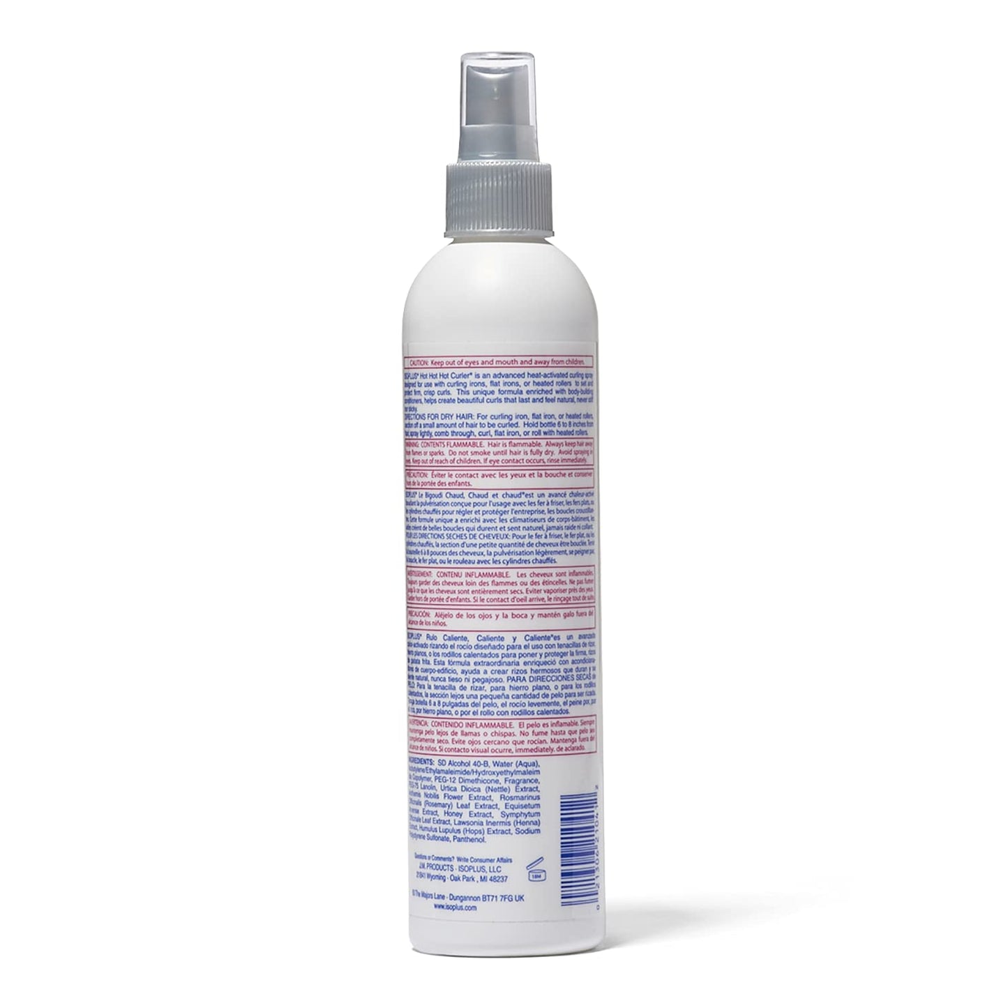 ISOPLUS Hot Hot Curler Thermal Styler Spray 10 oz