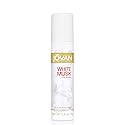 Jovan White Musk for Women Body Spray 2.5 fl oz (Pack of 1), Notes of Jasmine, Musk, and Amber, Women's Fragrance, Long Lasting, Everyday Fragrance