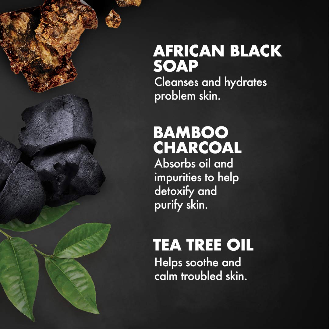 SheaMoisture African black soap bamboo charcoal body scrub exfoliate, 6 Ounce Beauty & Personal Care Shea Moisture