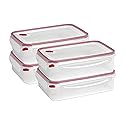 Sterilite 4 Pack Food Storage Container, Ultra-Seal Airtight Snapware with Lids, 16 Cup