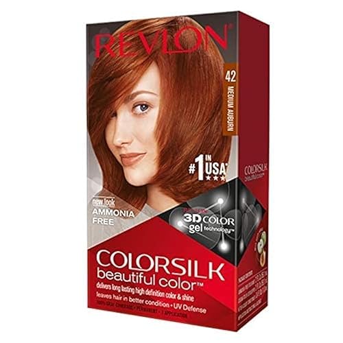 Revlon ColorSilk Hair Color, 42 Medium Auburn 1 ea (Pack of 6)
