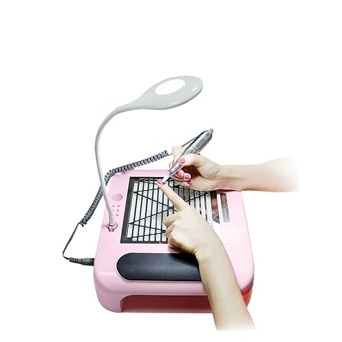 HYUWANGYU Nail Dust Collector Nail Dust Collector Polishing Machine Six-in-one Nail Lamp Vacuum Cleaner All-in-one Multi-Function Nail Tool Beauty & Personal Care HYUWANGYU