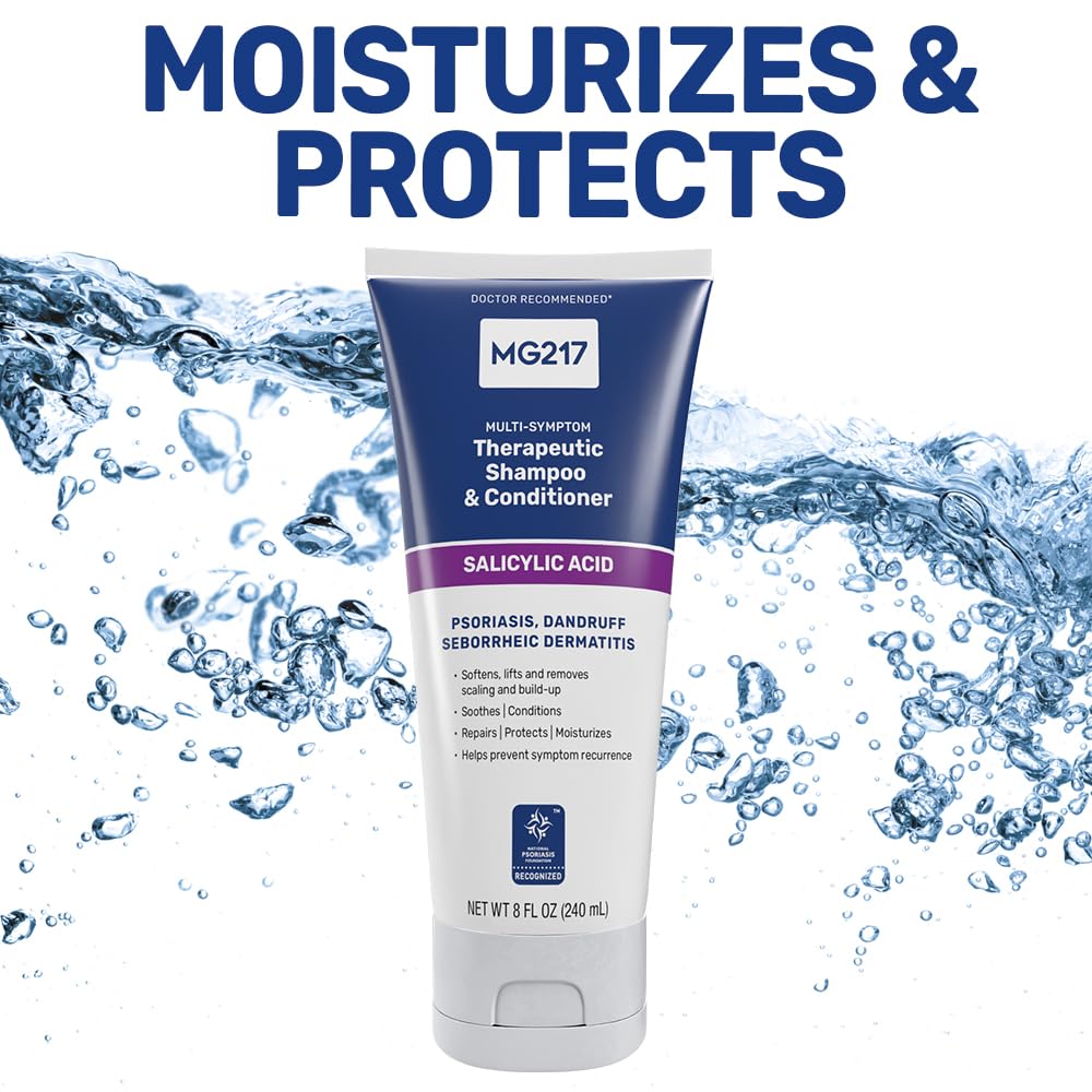 MG217 Psoriasis Scalp Solutions, Shampoo + Conditioner, 8 Ounce (5603)