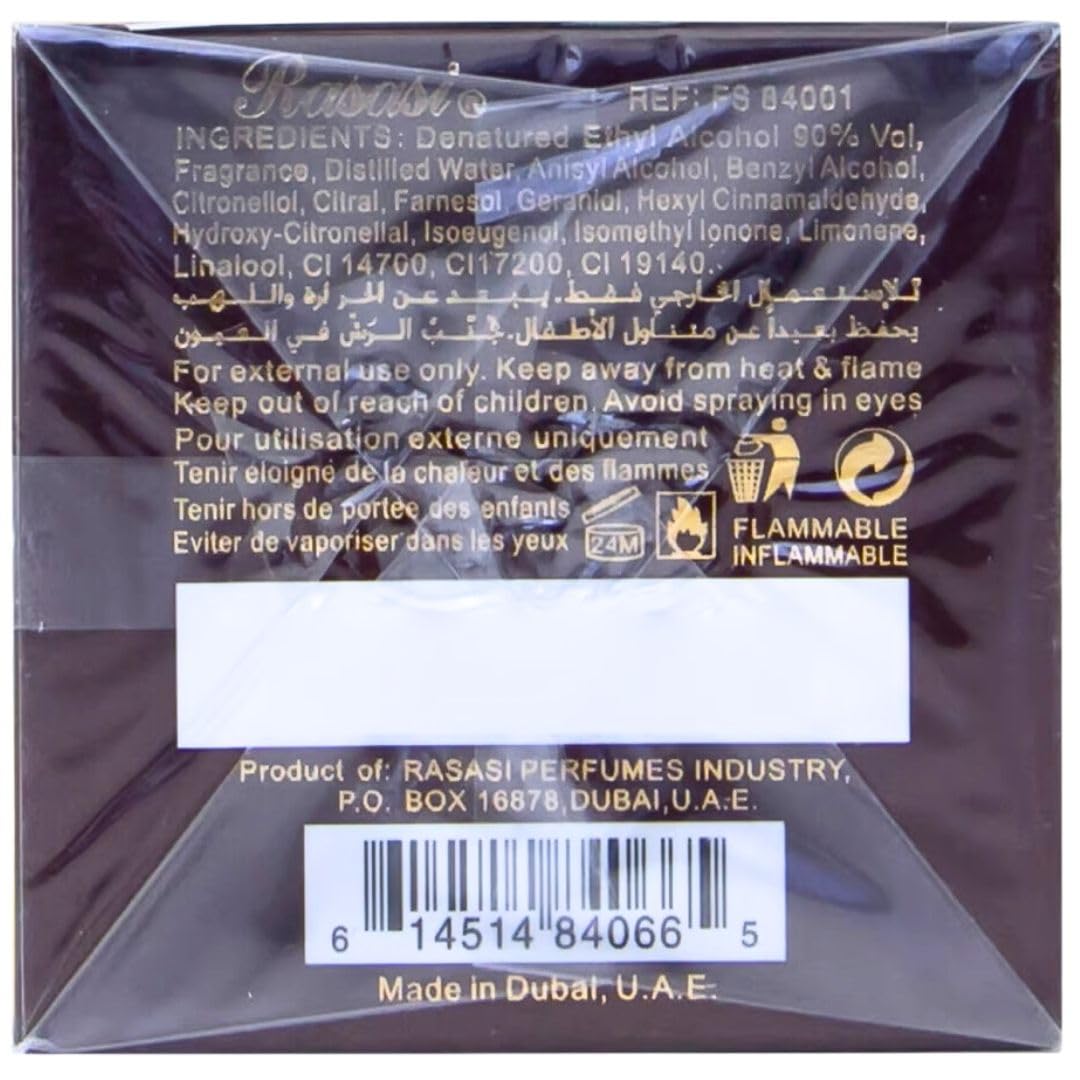RASASI Oud Al Mubakhar EDP Spray 100ML (3.4 OZ)