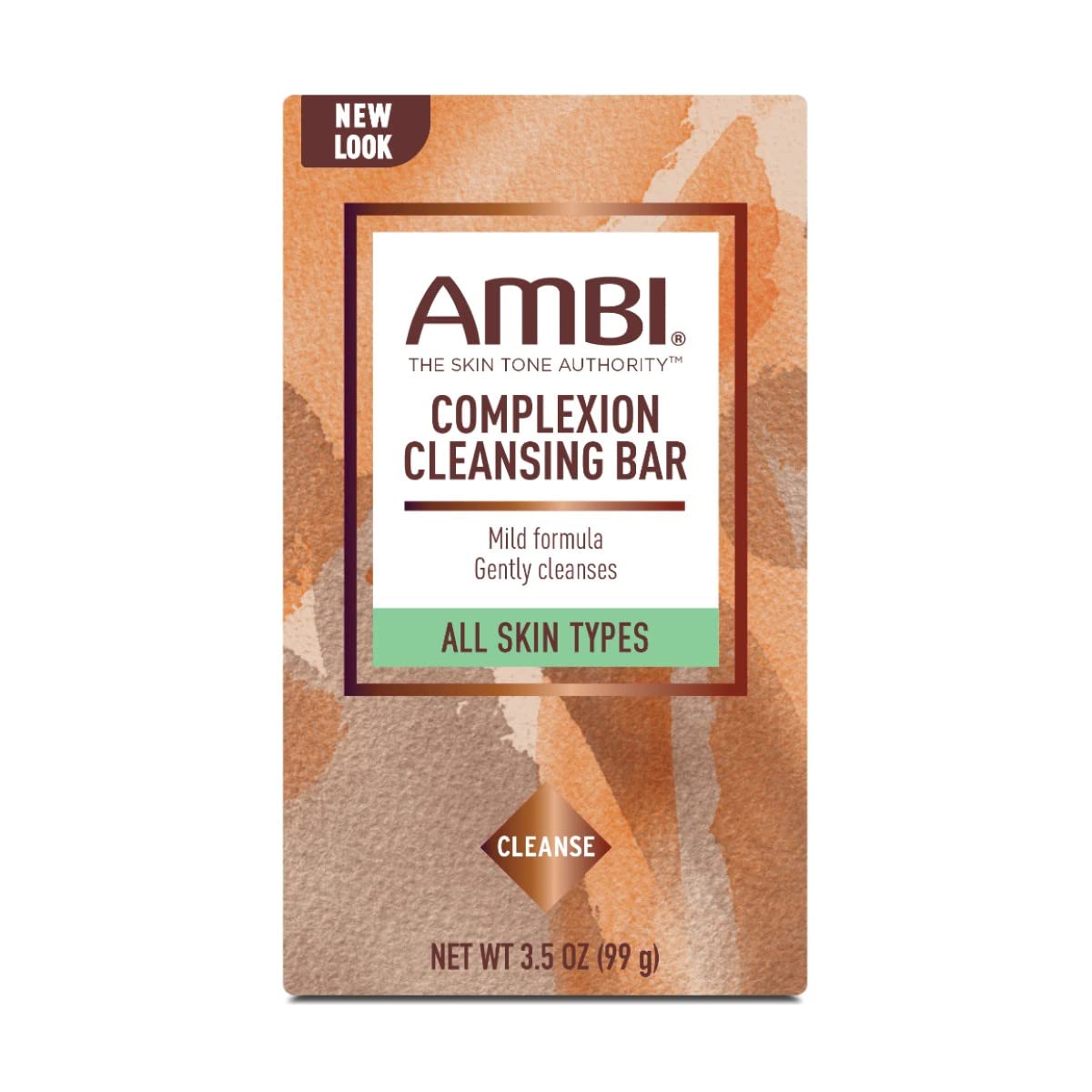 Ambi Skincare Bars Complexion Cleansing Bar, 3.5 Ounce (Pack of 6)
