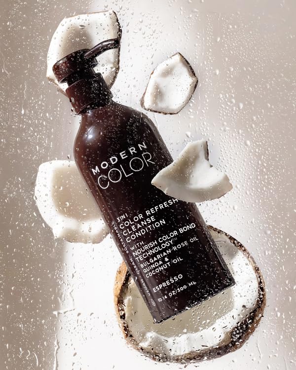 Modern Color 3-in-1 Hair Color Refresh, Cleanse & Condition - 100% Vegan, Cruelty Free, Sustainably Packaged, Non-Toxic, Certified Clean Beauty