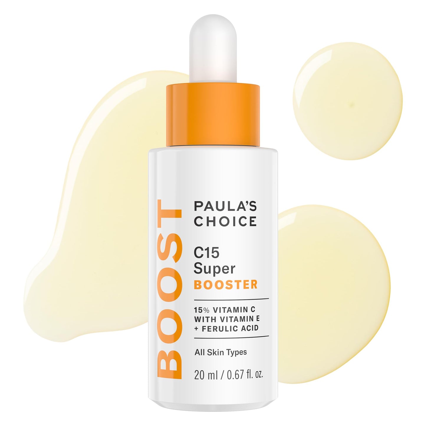 Paula's Choice BOOST C15 Super Booster, 15% Vitamin C Serum for Face, Face Serum with Vitamin E & Ferulic Acid for Discoloration & Glow Beauty and Personal Care Paula's Choice Default Title