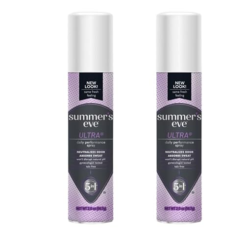 Summer's Eve Ultra Daily Active Feminine Spray, pH balanced, 2 Oz (Pack of 2)