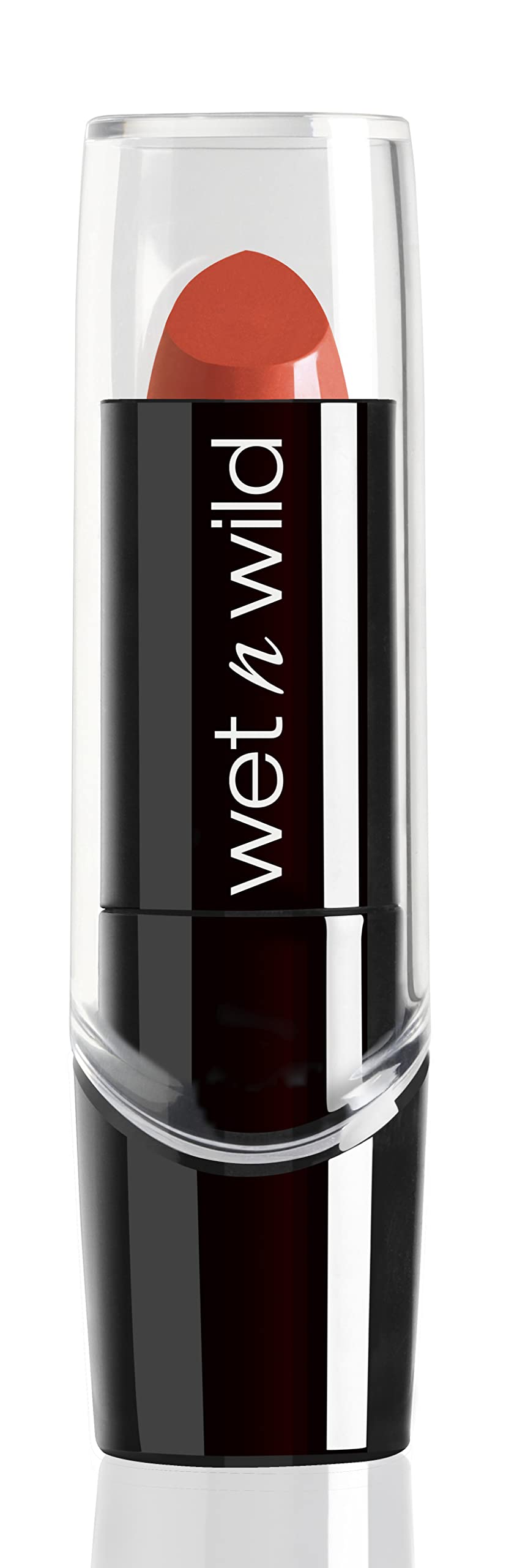 wet n wild Silk Finish Lipstick, Hydrating Rich Buildable Lip Color, Formulated with Vitamins A,E, & Macadamia for Ultimate Hydration, Cruelty-Free &
