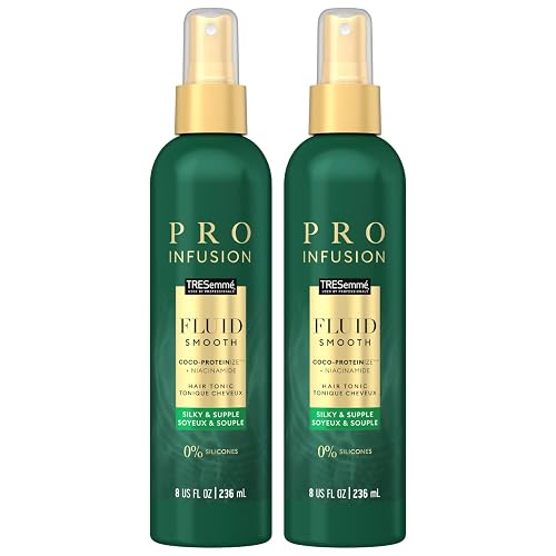 TRESemme Pro Infusion Volume Tonic Hair Thickening Spray, 8 Oz - with Natural Coconut, Plant-Based Texturizing Spray, Biotin Products for Women, 2