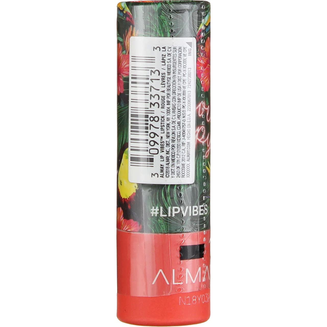 Almay Lip Vibes, Live Happy, 0.14 Ounce, cream lipstick