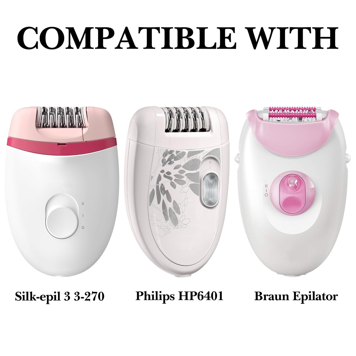 Linkidea Women's Shaver Organizer Bag, Compatible with Philips Satinelle BRE235/04 & HP6401, Braun Silk-epil 3 3-270 Epilators, Hair Removal Beauty and Personal Care Linkidea