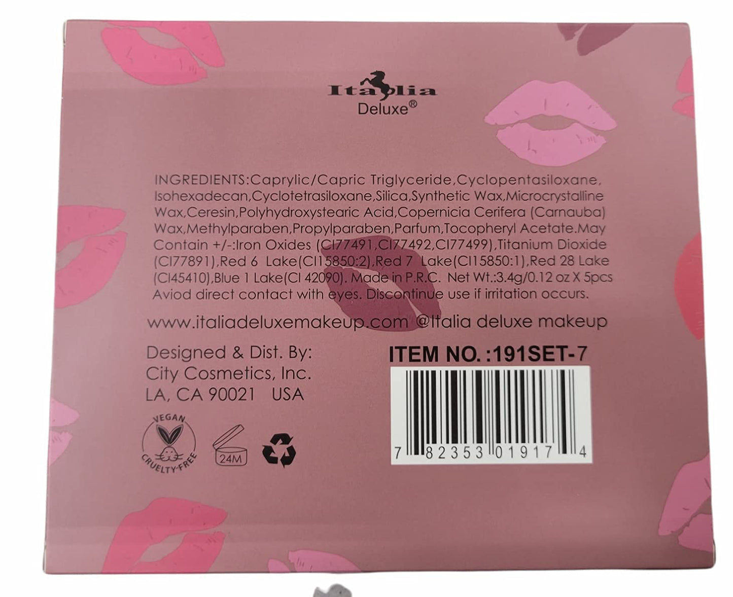 Italia Deluxe Top Five Baddie Babe Mousse Matte Lipstick Set