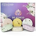 Shower Steamers Gift Set - 6 Aromatherapy Shower Bombs with Essential Oils - Relaxation & Stress Relief Spa Gift for Women & Men - Natural Self-Care…