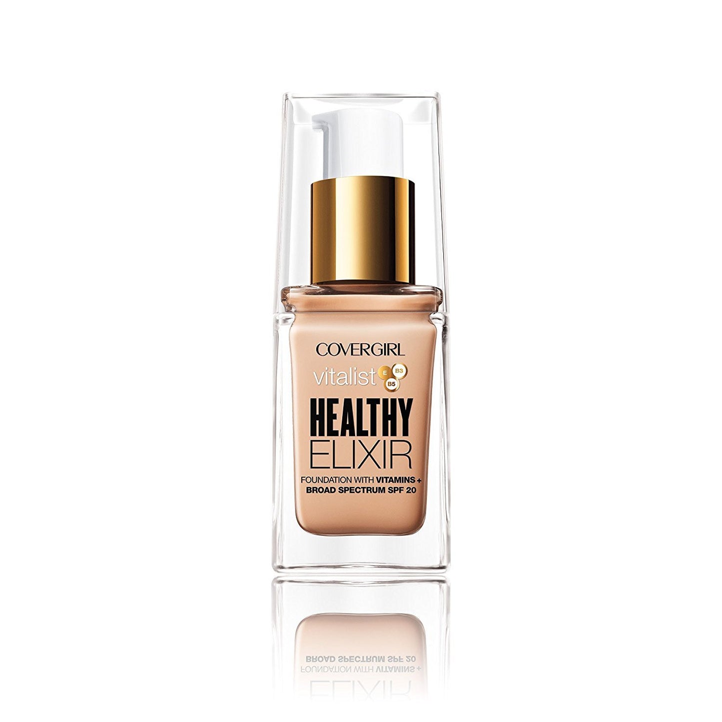COVERGIRL Vitalist Healthy Elixir Foundation, Ivory 705, 1 Ounce (packaging may vary)