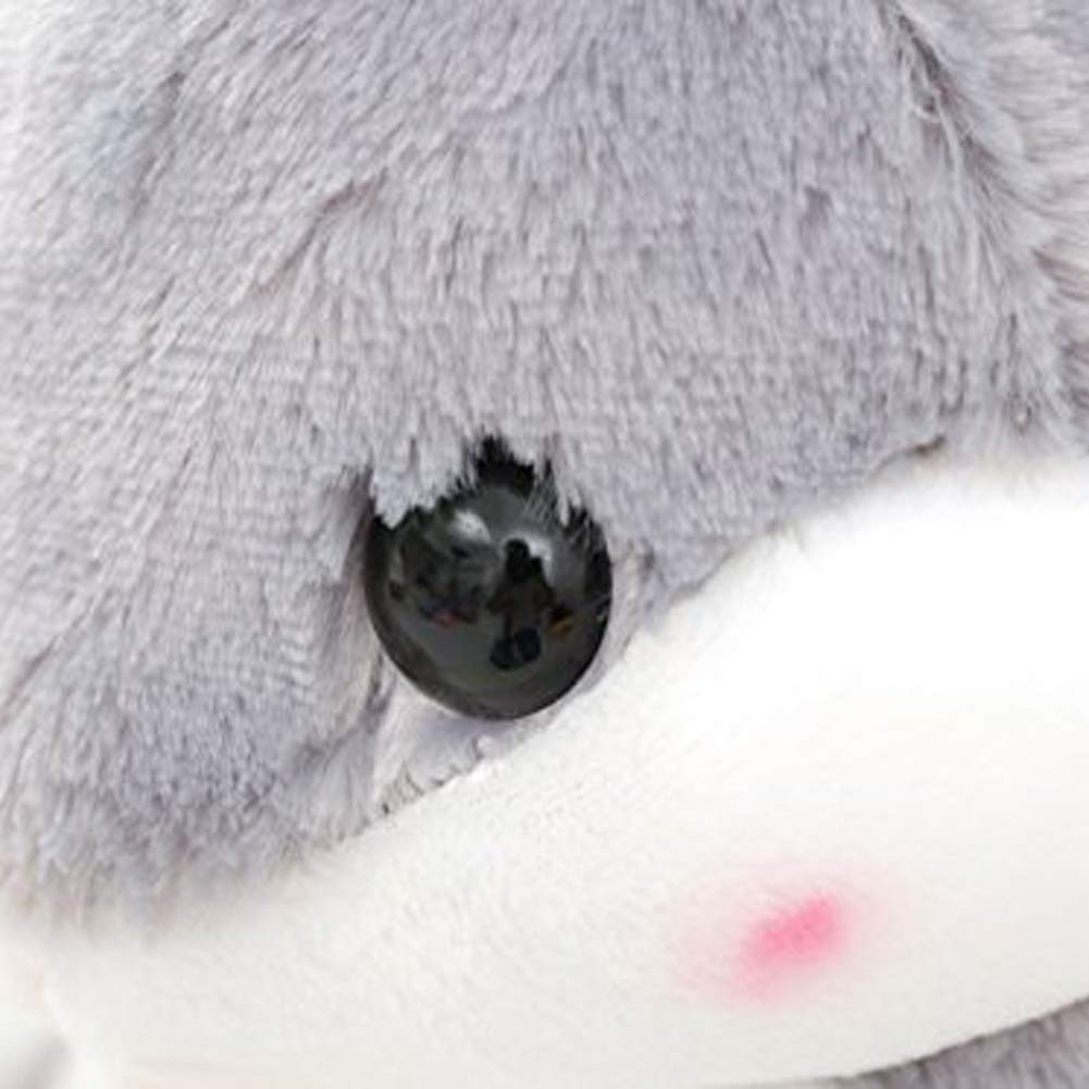 YunNasi Plush Hamster Stuffed Animal Toys Hamster Throw Pillow with Blanket 19.7 Inches Grey