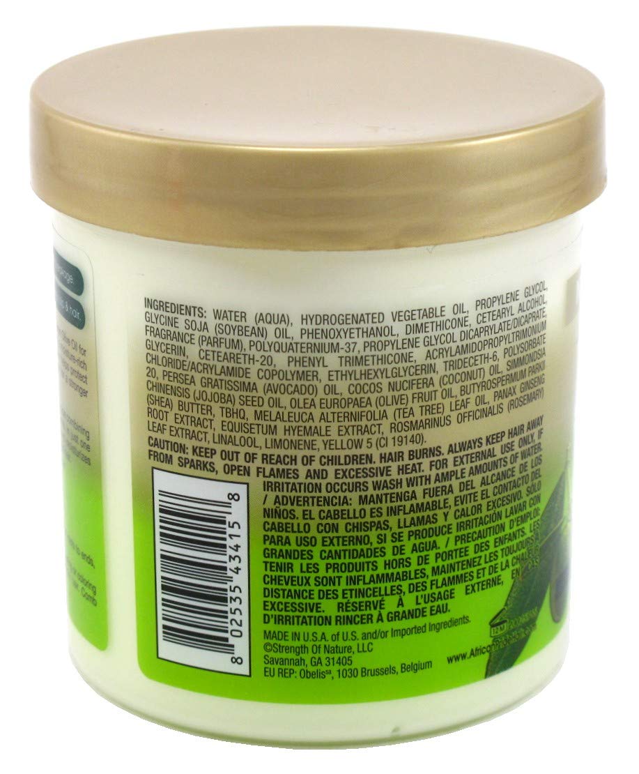 African Pride Olive Miracle Conditioner Leave-In 15 Ounce Jar (Pack of 3)