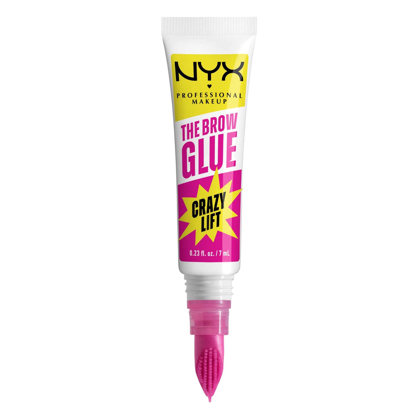 NYX PROFESSIONAL MAKEUP The Brow Glue Crazy Lift, Brow Lamination Gel with 16HR Strong Hold & Built-In Styling Comb - Clear Eyebrow Gel Beauty and Personal Care NYX PROFESSIONAL MAKEUP Default Title