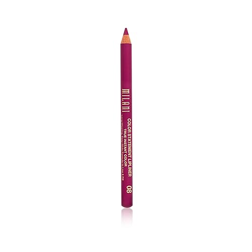 Milani Color Statement Lipliner - Fuchsia (0.04 Ounce) Cruelty-Free Lip Pencil to Define, Shape & Fill Lips