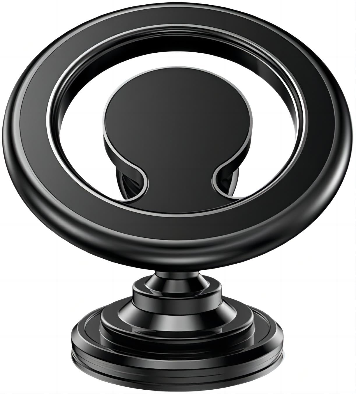 LXQTAO Car Mount Holder - New Magnetic Phone Stand, Rotatable Dashboard Black, Compatible with 12/13 Series Phones, Universal for 4.7-7.2 Inch Phones…