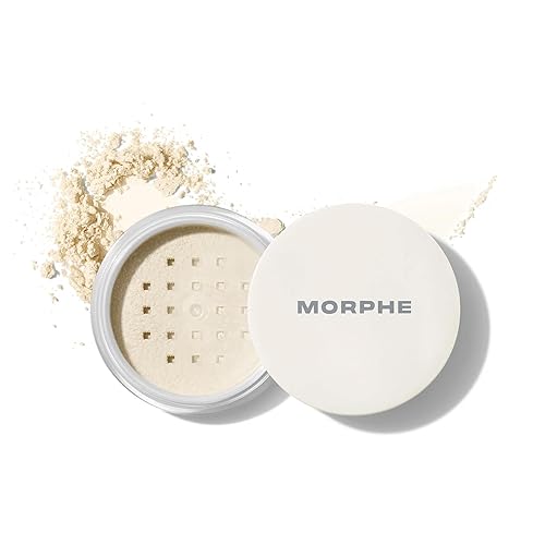Morphe Mini Bake & Set Translucent Setting Powder - Lightweight, Talc-Free Finishing Powder for Face Makeup with a Soft, Natural Finish - Minimizes