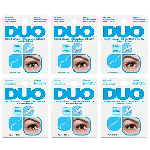 Duo Lash Adhesive - Clear, 0.25 Ounce (Pack of 6)