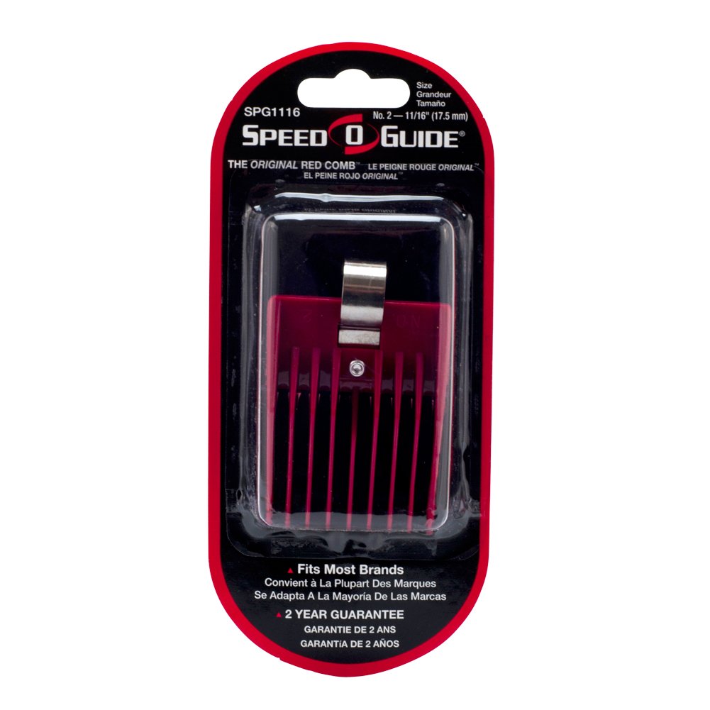 SPEED-O-GUIDE the Original Red Clipper Comb #2 11/16” (Model: SPG1116) Beauty and Personal Care Speed O Guide