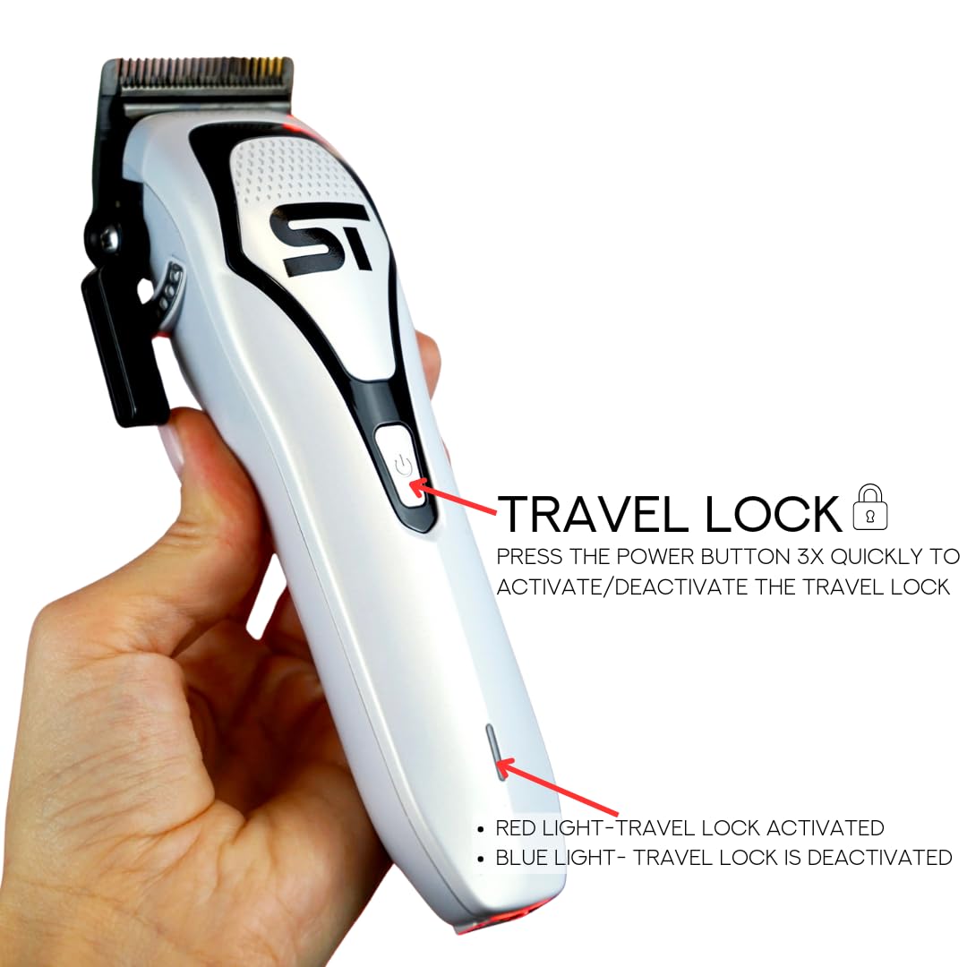 Supreme Trimmer Darkstar 72 Clipper & Trimmer Set with Magnetic Vector Motor - 180 Min Run Time, 9000 RPM Professional Hair Clipper & Beard Trimmer Beauty and Personal Care Supreme Trimmer