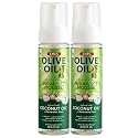 ORS Olive Oil Hold & Shine Wrap Set Mousse Infused with Coconut Oil for Restorative Shine 7 Ounce (Pack of 2)