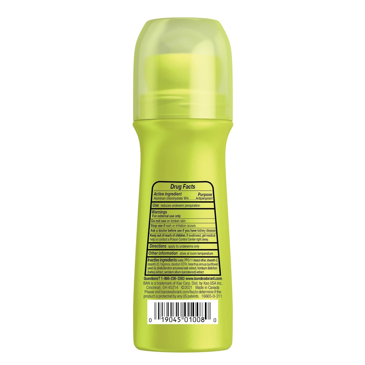 Ban Deodorant 3.5 Ounce Roll-On 24 Hr Satin Breeze (103ml) Beauty and Personal Care Ban
