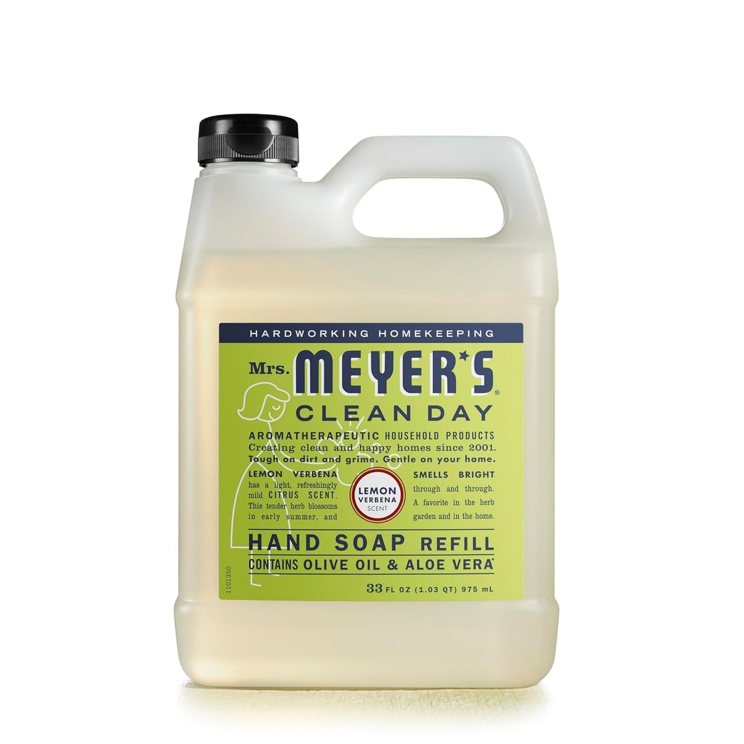 Mrs. MEYER'S CLEAN DAY Liquid Hand Soap Refill Lemon Verbena (33 Fl Oz (Pack of 3)) Beauty & Personal Care Mrs. MEYER'S