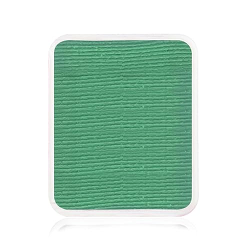 Kraze FX Face Paint Palette Refill - Green Face Paint (6 gm) - Hypoallergenic Non-Toxic Water Activated Professional Halloween Face & Body Painting
