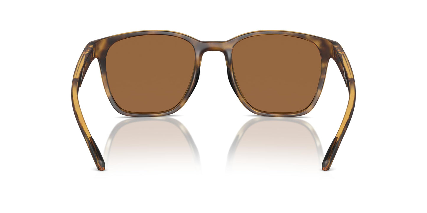 Native Unisex Sunglasses Matte Tortoise Frame, Bronze Reflex Polarized Lenses, 54MM