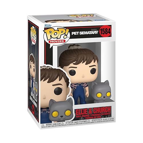 Funko POP! & Buddy: Pet Sematary - Ellie Creed & Church - Pet Sematary 1986 - Collectable Vinyl Figure - Gift Idea - Official Merchandise - for Kids…