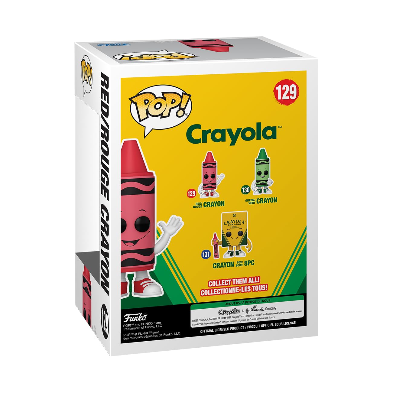 Funko POP! Vinyl: Crayola - Red Crayon - Collectable Vinyl Figure - Gift Idea - Official Merchandise - for Kids & Adults - Ad Icons Fans - Model…