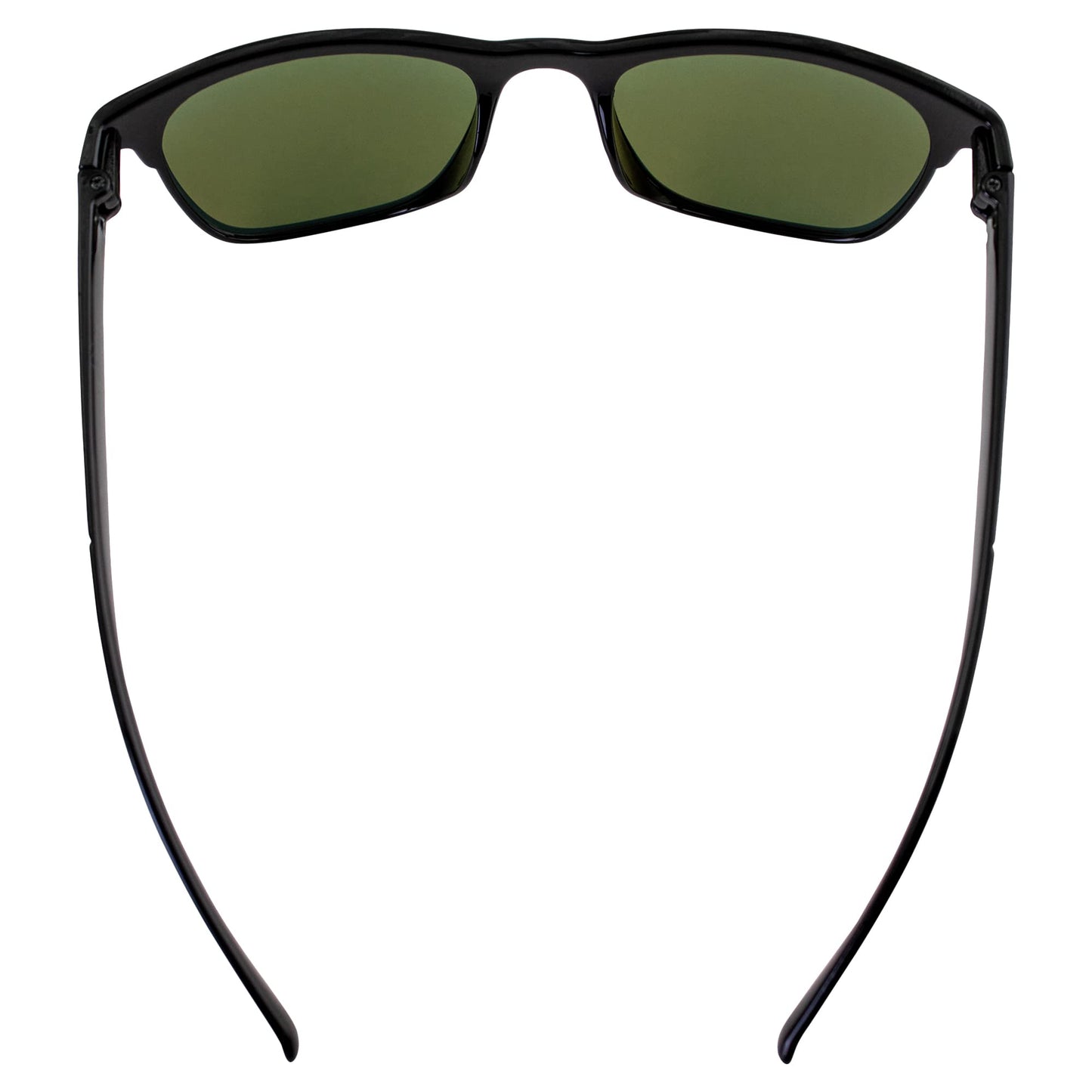 Islander Eyes Tahiti Polarized Sunglasses for Women Fashionable Black Frame w/Blue Mirror Lens