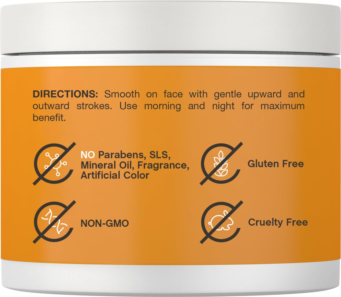 Coera Vitamin C Cream | 4oz | For Face, Dark Spots, Body, and Skin | Brightening, Hydrating, & Firming Moisturizer | Free of Parabens, SLS