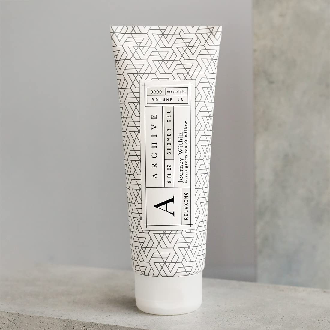 Archive Journey Within Shower Gel Natural Moisturizing Body Wash for Men & Women Lightly Scented 8 Fl oz