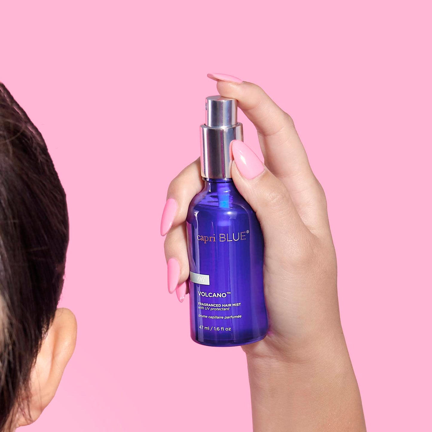 Capri Blue Volcano Fragranced Hair Mist - Hair Care Products for Women or Men - Shine Spray For Hair - Hair Perfume Formulated with Green Tea Extract