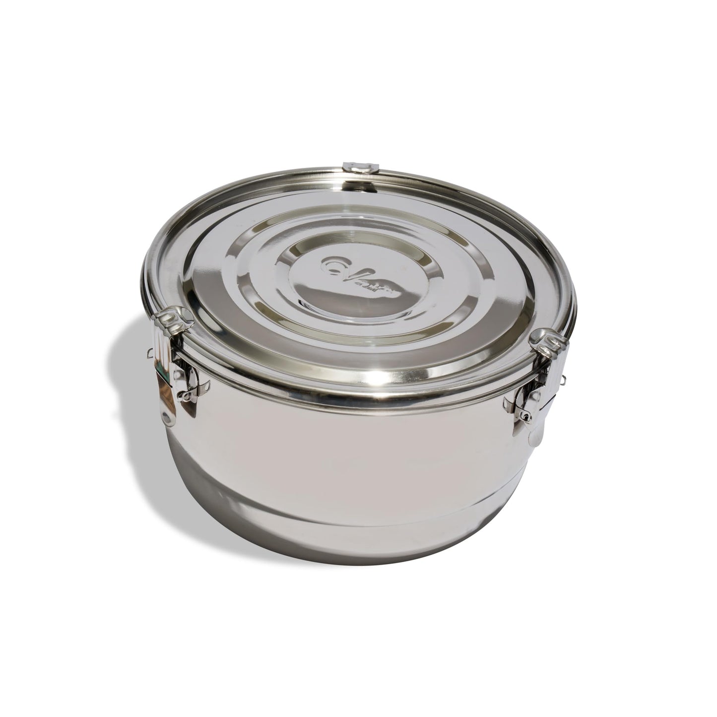 CVAULT 1/2 lb Storage Container | Air Tight & Light Resistant | Food Grade Stainless Steel | Includes 62% RH Pack