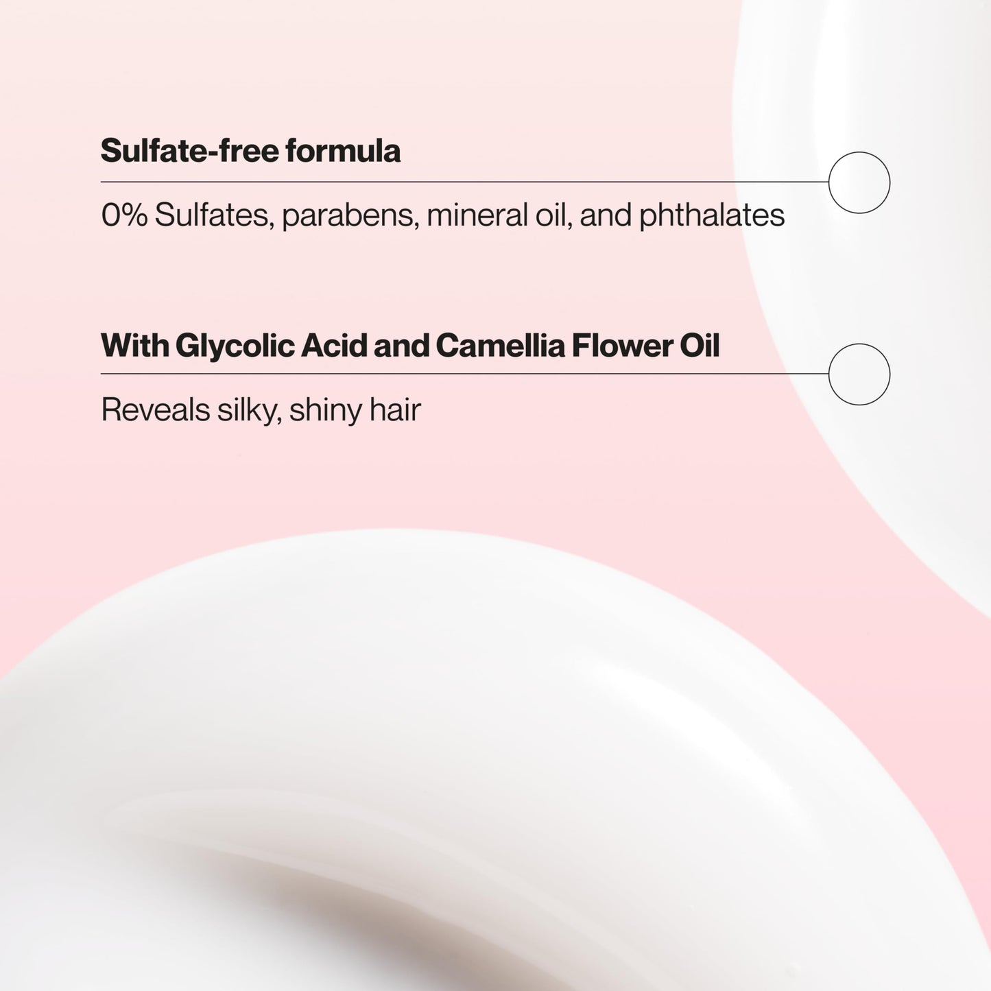 Suave Hydra Glossing Glazing Treatment for luminous glass shine in just 5 minutes, Sulfate-free, 8 oz